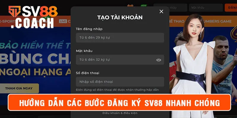 Hướng dẫn đăng ký SV88 nhanh nhất