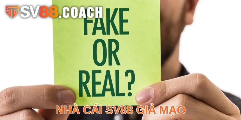 nhà cái SV88 giả mạo